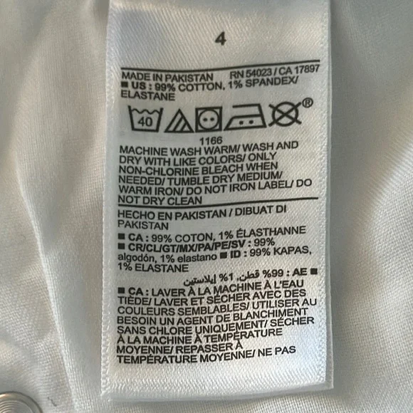 Women's Old Navy White Shorts Size 4 New with Tags. - Picture 7 of 7